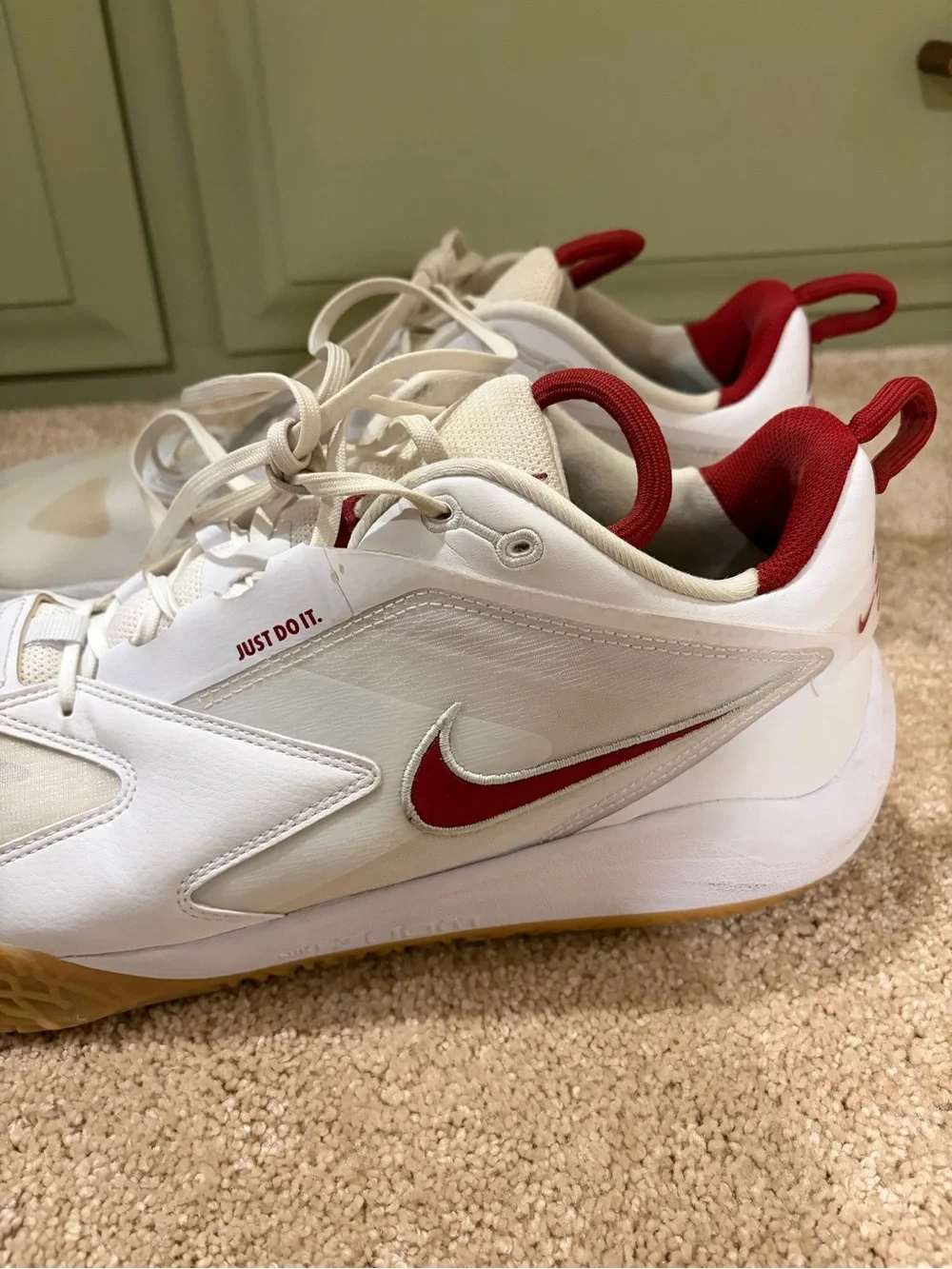 Nike Zoom Hyperace 3-White/Crimson - Picture 2 of 8
